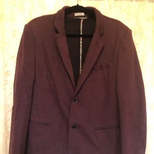 Burgundy blazer size 40 Slim